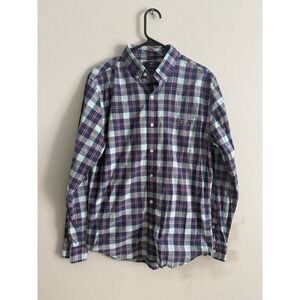 Vineyard Vines Slim Fit Tucker Shirt Mens Medium Plaid Button Down Whale Logo